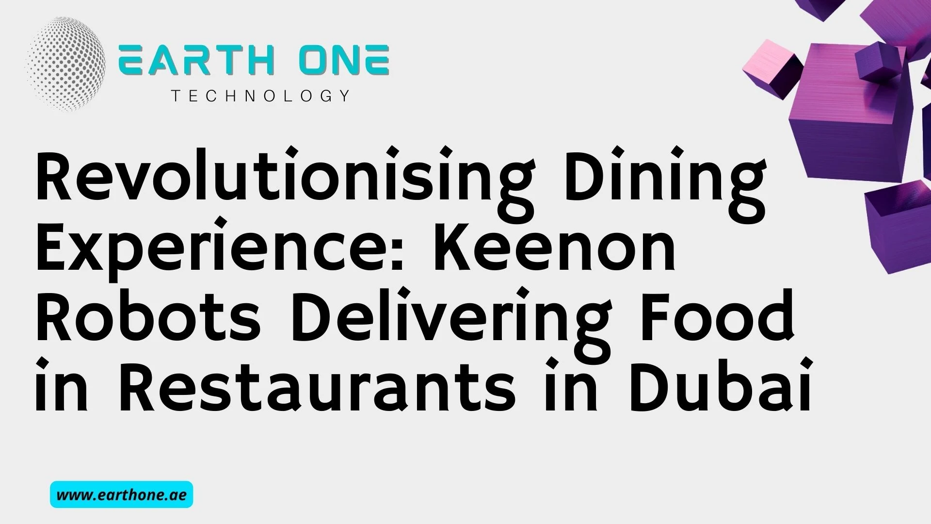 Revolutionising Dining Experience in Dubai, Earth One Technology is KEENON Authorise Distributor in Dubai, UAE